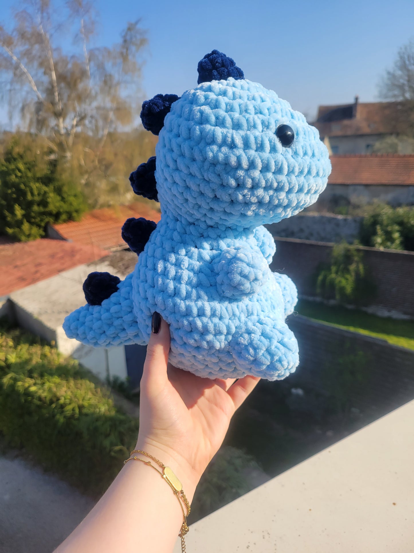 Peluche Dinosaure Bleu