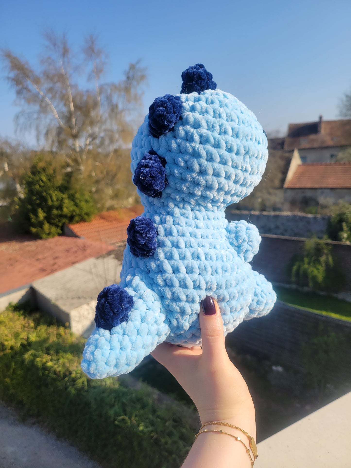 Peluche Dinosaure Bleu