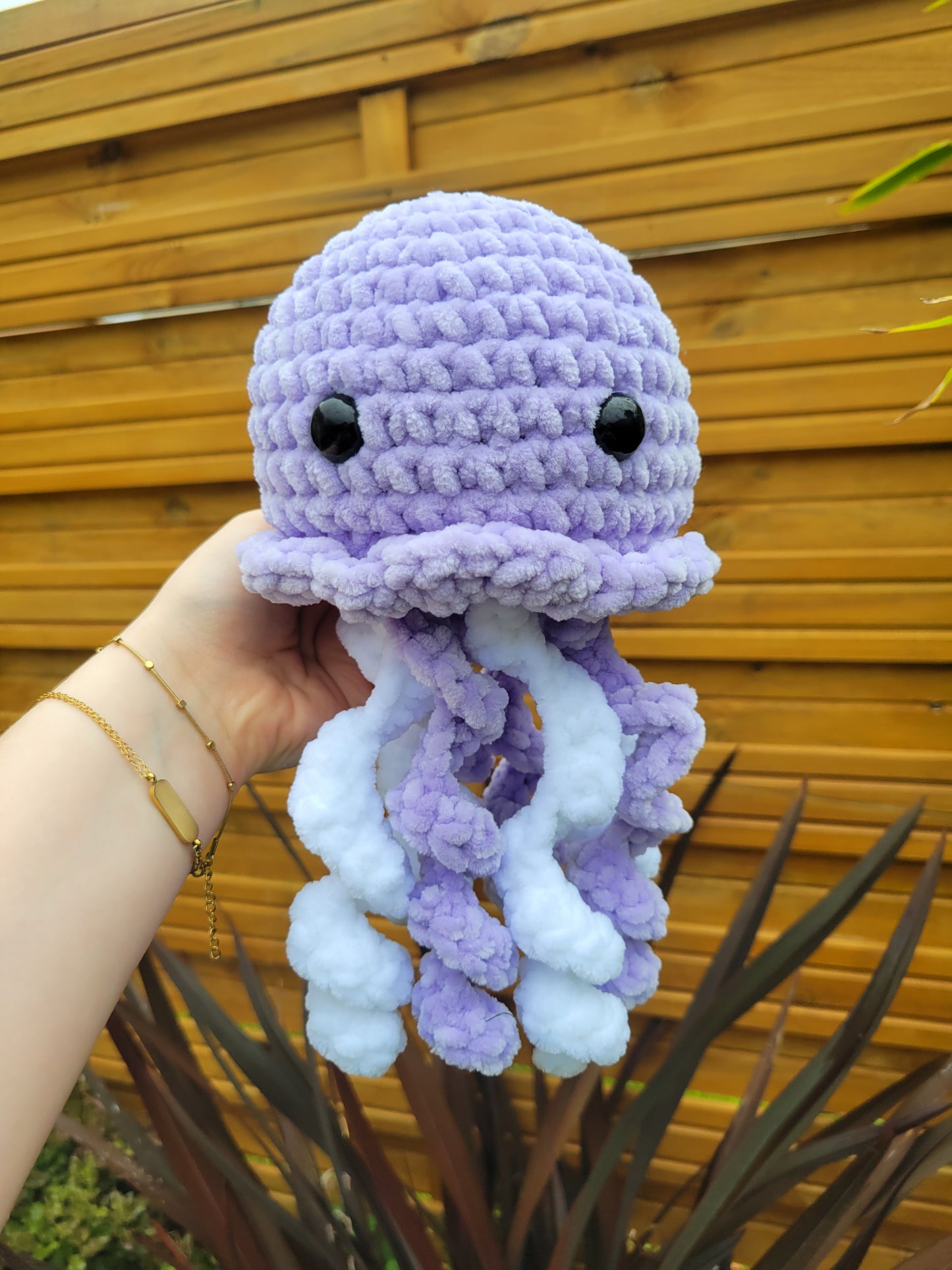 Peluche Méduse Violette