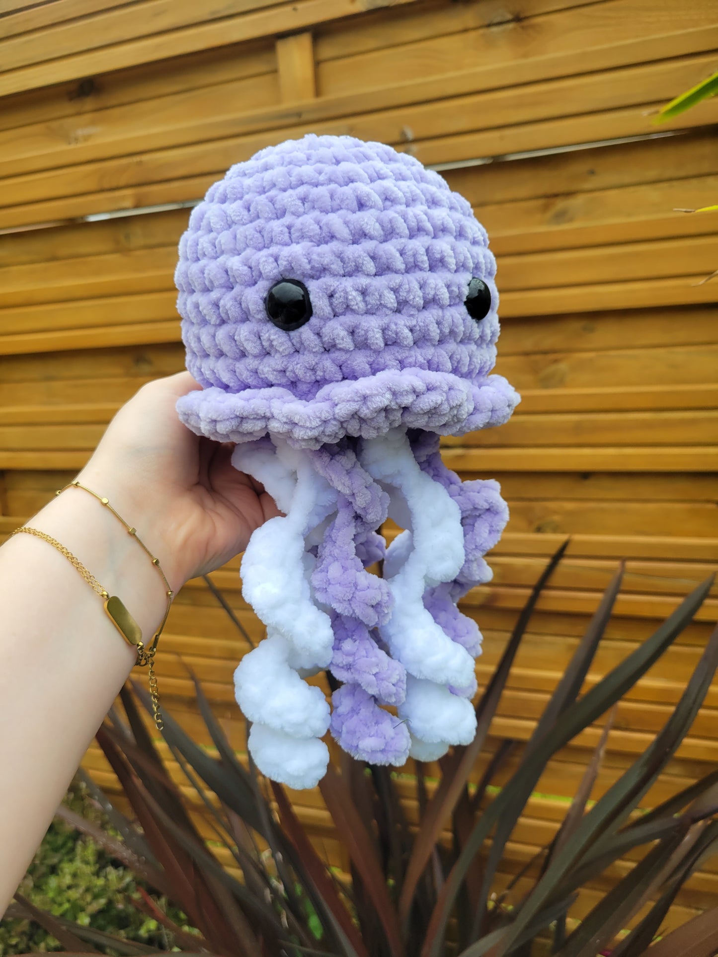 Peluche Méduse Violette