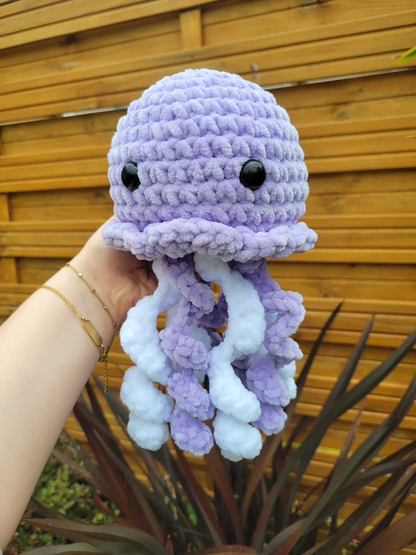 Peluche Méduse Violette