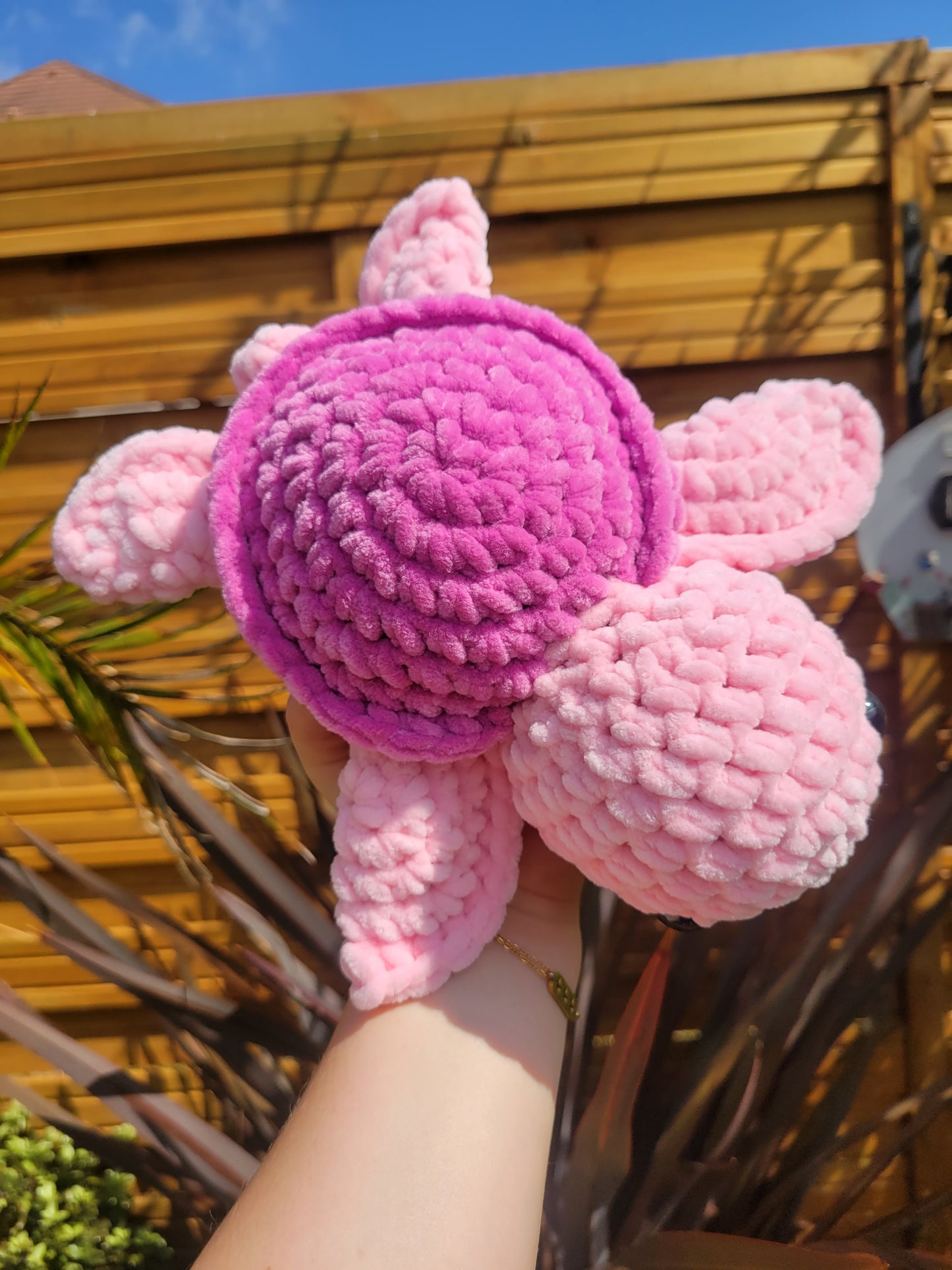 Peluche Tortue Rose