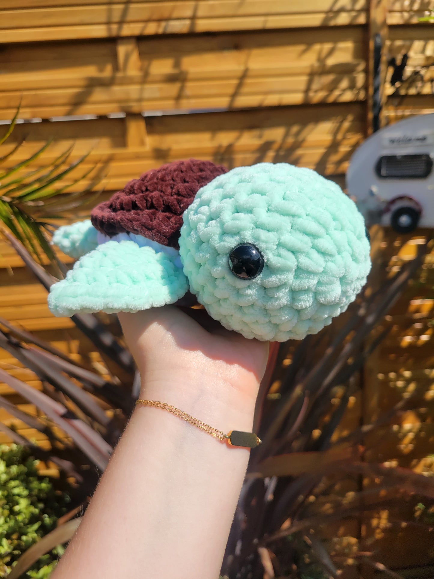 Peluche Tortue Verte Claire