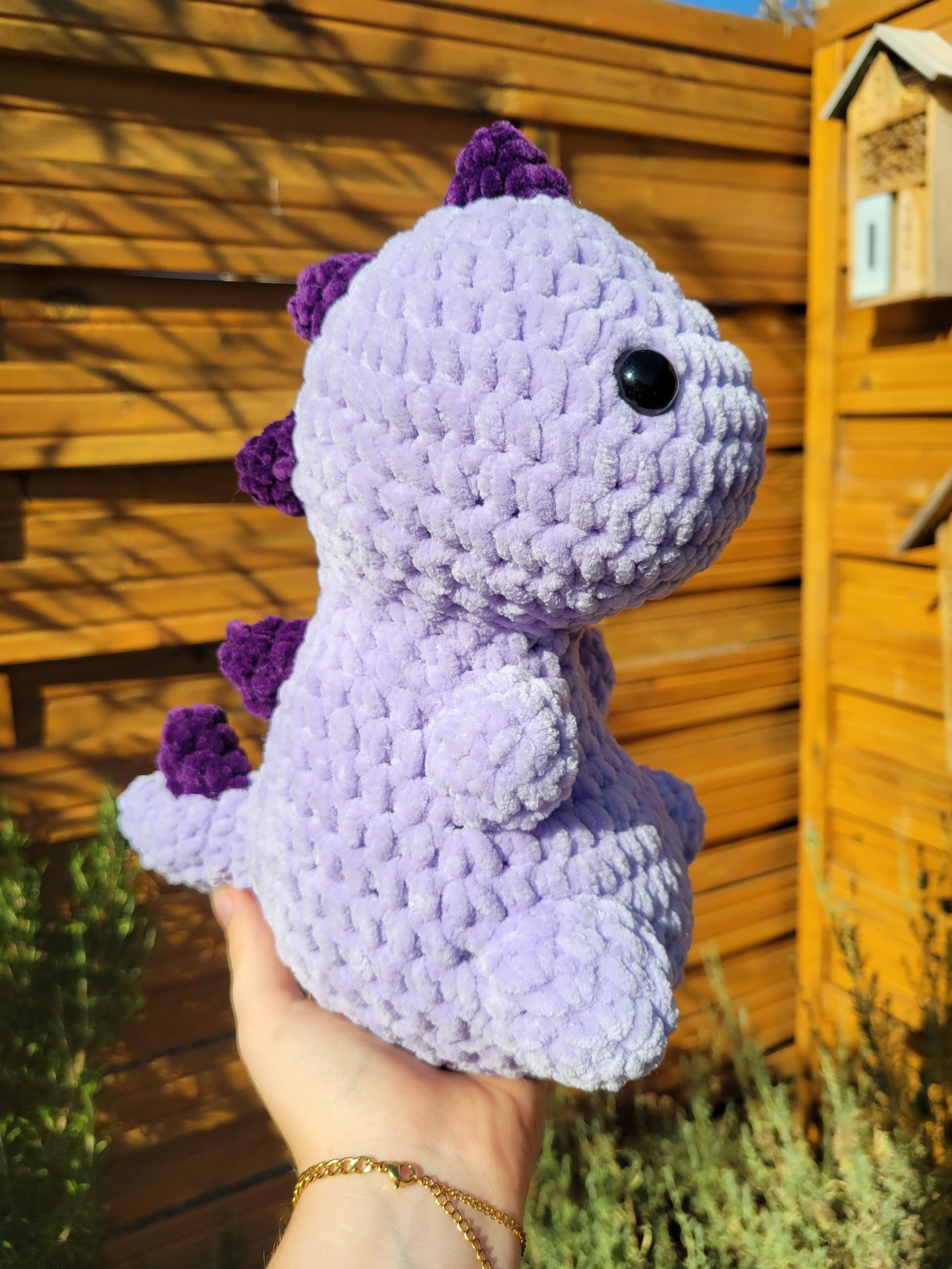 Peluche Dinosaure Violet