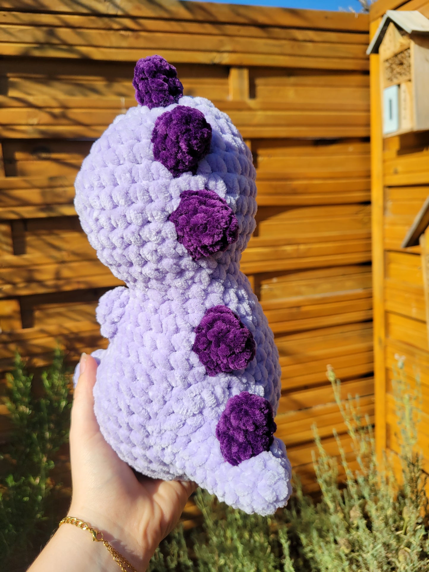 Peluche Dinosaure Violet