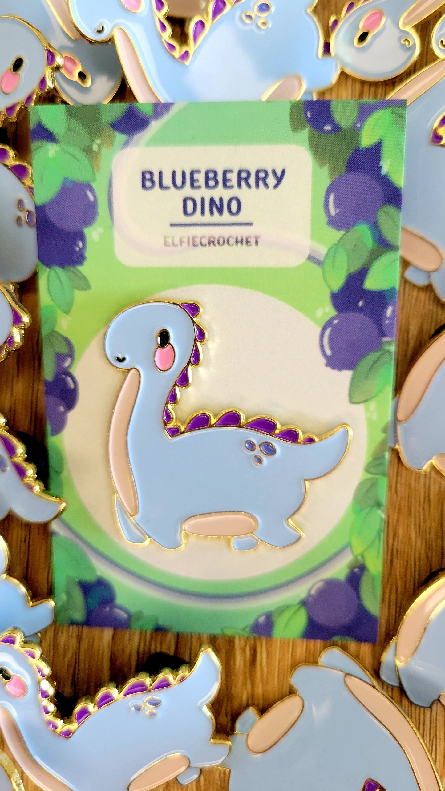 Pin's Blueberry Dino (Myrtille)
