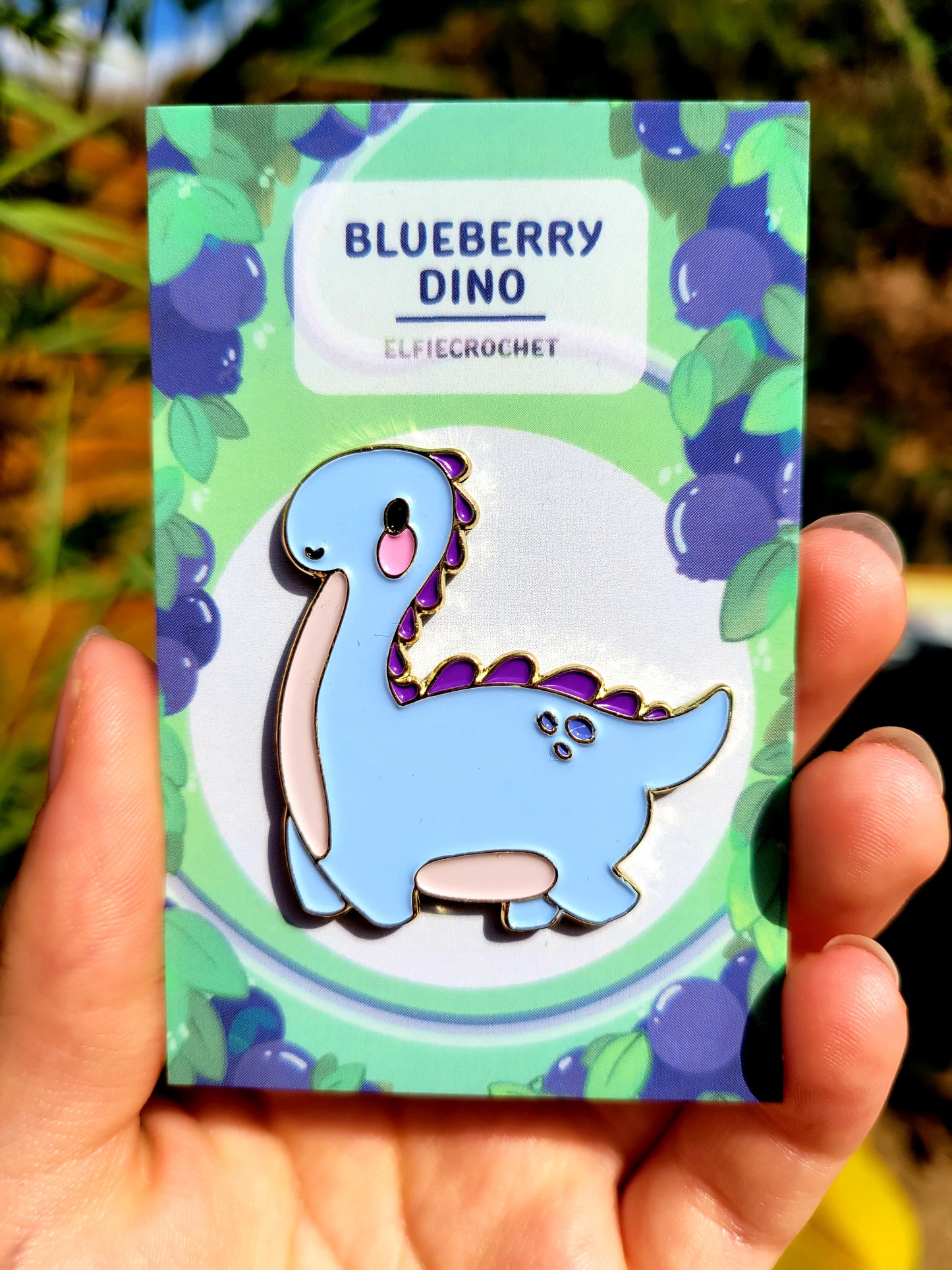 Pin's Blueberry Dino (Myrtille)