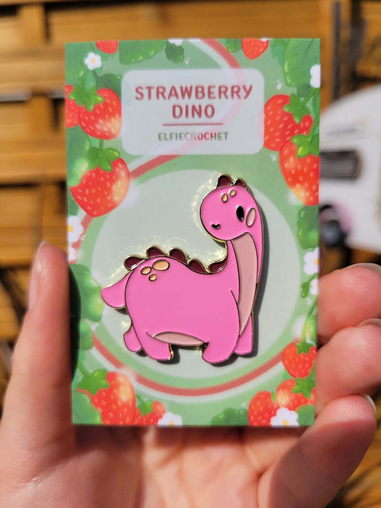 PACK 3 Pin's Blueberry, Strawberry Dino Jellyfish