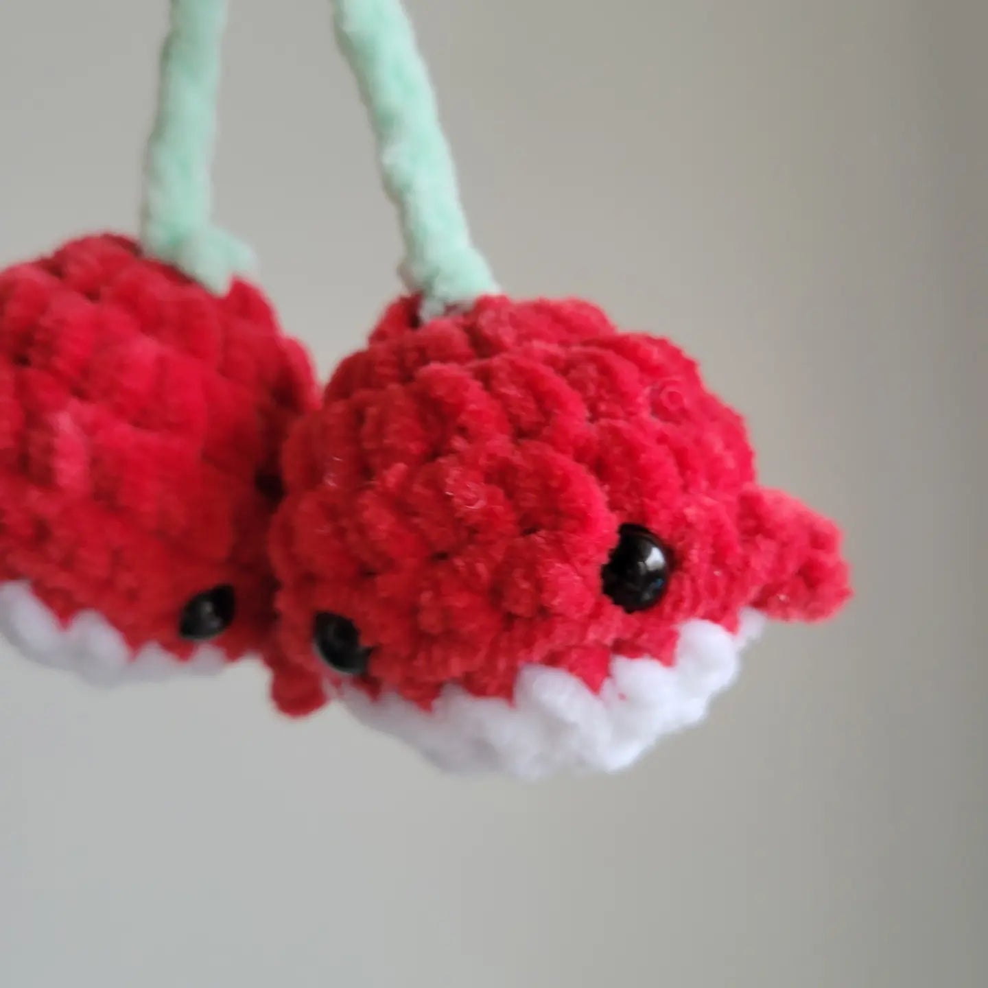 Peluche Minis Baleine Cerise