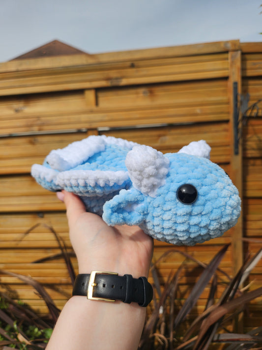 Peluche Grand Dragon Bleu